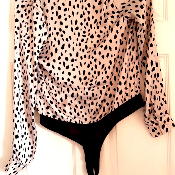 Womens sincerely Jewels animal print bodysuit size Small - Picture 2 of 2